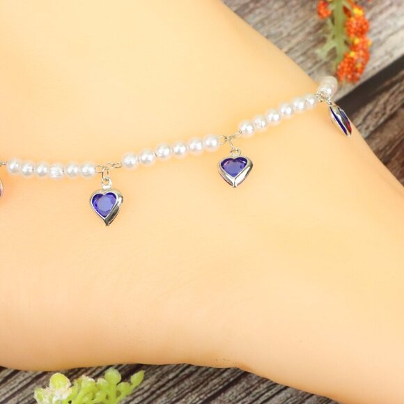 "Elegant Handmade Anklet – Delicate Jewelry for Women, MAR091409 - Picture 2 of 10